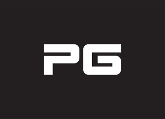 PG letter logo and initial logo design