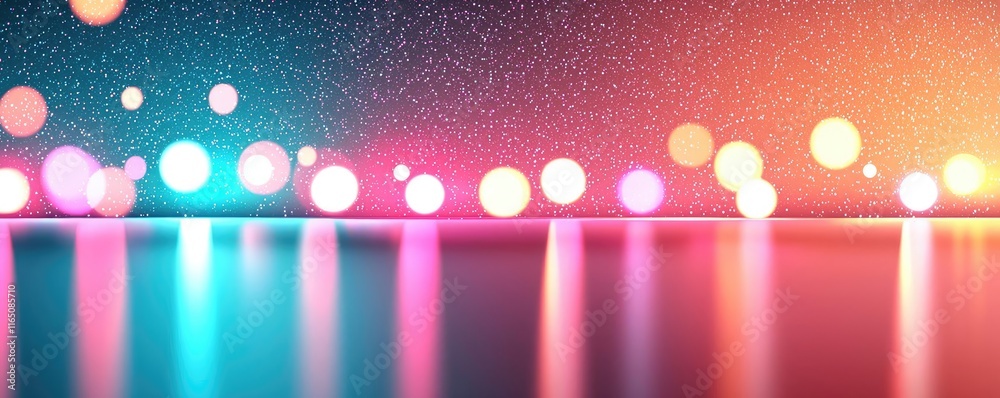 Poster sparkle abstract background concept. vibrant abstract lights with reflections, creating a stunning v