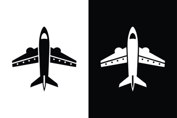 Elegant Aviation Icon. Clean and Timeless Travel Illustration