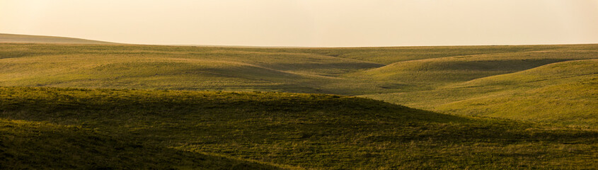 Flint Hills Kansas panorama © Darrin