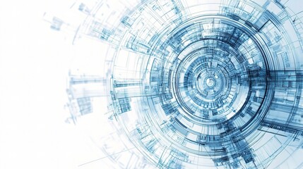 Fototapeta premium Detailed Mechanical Engineering Background with Intricate Drawings