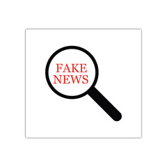 Fake News Button Web Banner Templates | Vector Illustration for Download