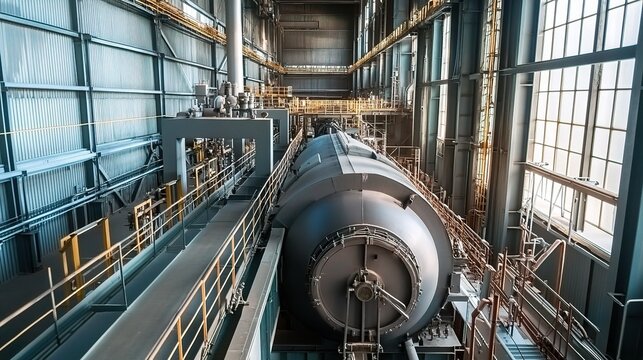 Large Industrial Ventilation System Featuring High-Scale Design