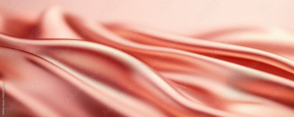 Poster Sparkle abstract background concept. Soft pink fabric flowing gracefully, creating a sense of elegance and tranquility.