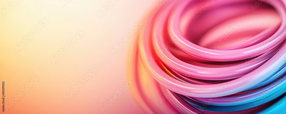 Aufkleber Circles abstract background concept. Colorful abstract rings create a vibrant and dynamic visual effect.