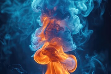 Abstract illustration with warm tones