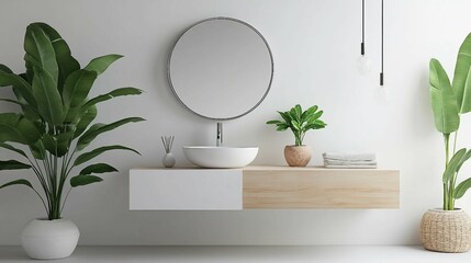 Contemporary Floating Vanity Design