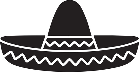 Classic Hat Silhouette Vector Design