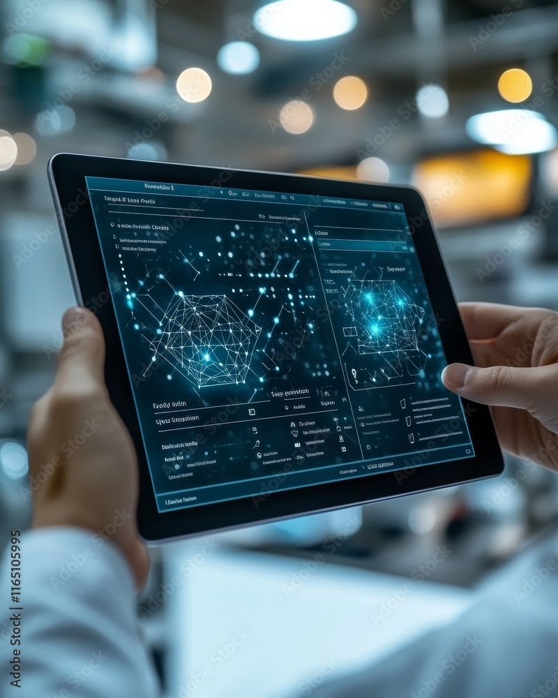 Aufkleber innovative digital interface for streamlined e-governance on tablet screen