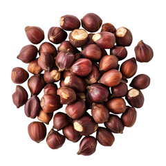 Obraz premium chestnuts on a white background