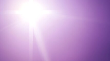 Bright Light Rays On Purple Background