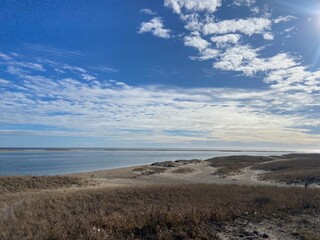Cape Cod Ocean beach Chatham morning view
