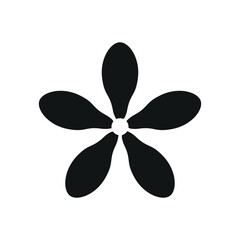 Jasmine flower icon showcases an elegant and fragrant-inspired design, perfect for beauty branding