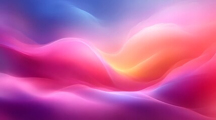 Abstract Colorful Waves Flowing Gradient Design