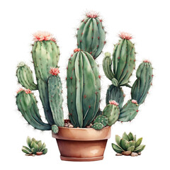 Fototapeta premium cactus isolated on white