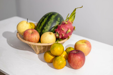 Young Asian Nutritionist, Health Doctor, Fruit, Weight Loss