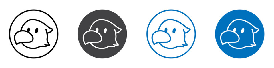 Chiki icon flat editable icon mark set.