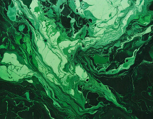 緑色のマーブル模様