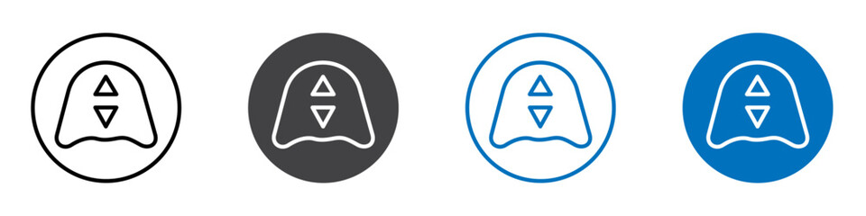 Gamebox icon flat editable icon mark set.