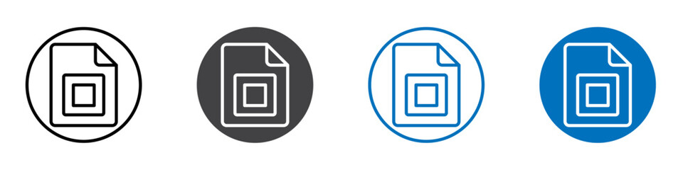 Google slides icon flat editable icon mark set.