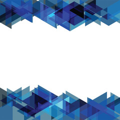 Abstract colorful geometric modern overlapping triangles vector illustration on white background for business technology, presentation, app cover template