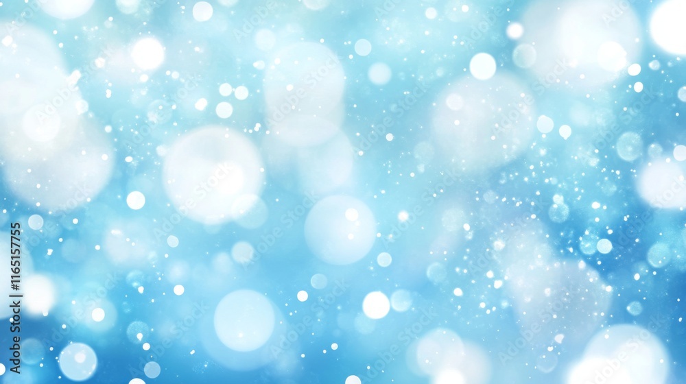 Aufkleber a light blue clean background with floating bubbles, creating a hygienic and fresh atmosphere, perfe