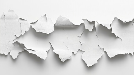 Abstract White Peeling Paint Texture Background