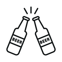 Beer Drink Icon showcases a classic and inviting style, ideal for highlighting happy hour promotions, beer brands, or social gatherings.