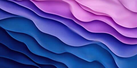 Obraz premium Soft and serene abstract background with gradual fades of cool blues and purples. Health, relaxation, mindfulness, meditation, healing, wellness products, yoga environment, banner, digital health plat