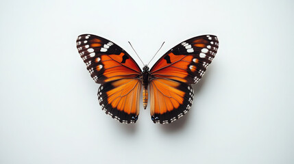 Obraz premium butterfly on white background 