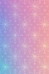Pastel Floral Pattern Background