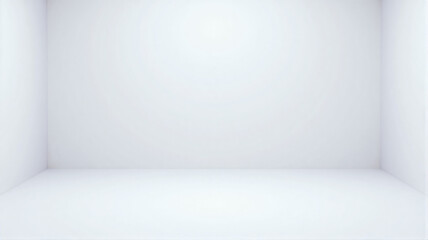 empty room with white wall