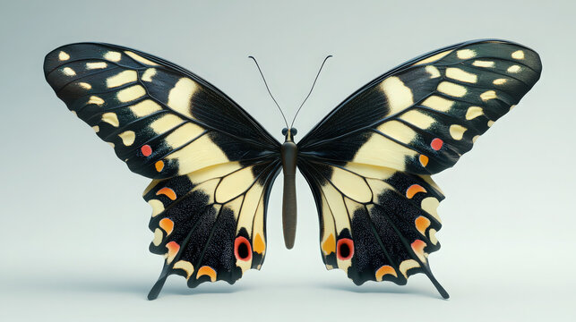 butterfly on white background 