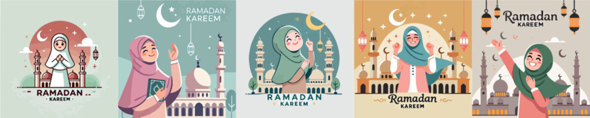 Picture of a women celebrating Ramadan