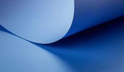 Luxurious blue paper background with glossy sheen.