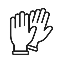 Gloves icon vector image. Suitable for mobile apps, web apps and print media.