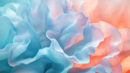 Obraz premium Noise abstract background idea. A vibrant close-up of delicate and colorful flower petals in soft tones.