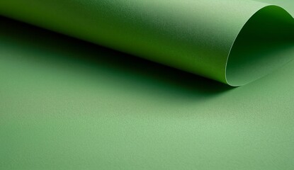 Luxurious green paper background with glossy sheen.