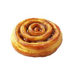 Fototapeta premium a cinnamon bun with a cinnamon glaze on top