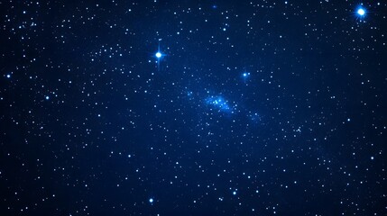 Obraz premium Celestial Canvas: A Night Sky Panorama