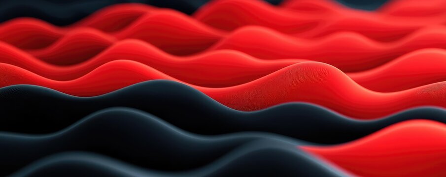 Noise abstract background idea. Abstract waves in red and black create a mesmerizing visual effect.
