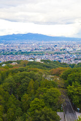 Takasaki Cityscapes in Gumnma prefecture, Kanto, Japan.