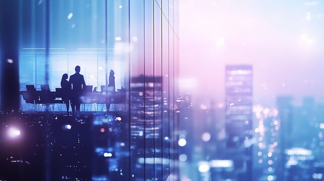 Collaborative Business Team Working on Creative Project in Office