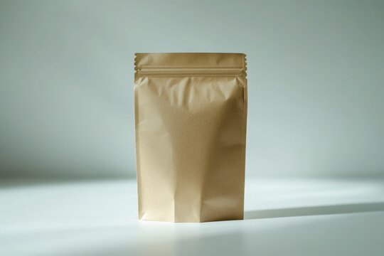 Brown Paper Bag on Table