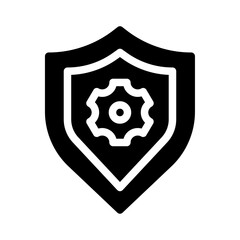 Icon Safety Settings With Style Glyph