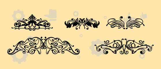 Various styles of flower frames are designed for use in cartoons and illustrations that want to express specific content. comic text elements vector collection