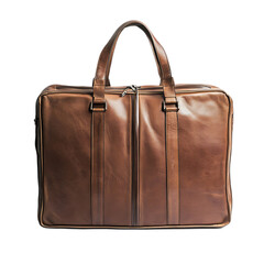 brown leather bag
