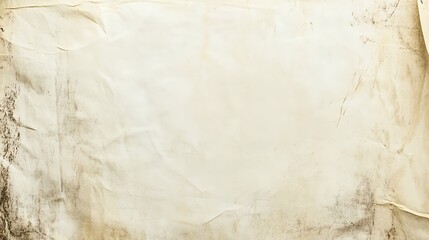 Fototapeta premium Aged Paper Texture With Creases And Stains