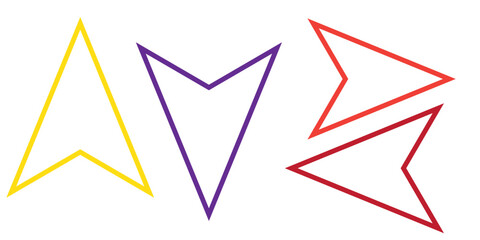 Up and down arrow icon in trendy style. Upward and downward sign symbol