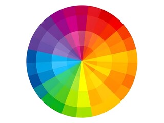 color guide isolated on white